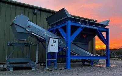 Bulk bag filling hopper