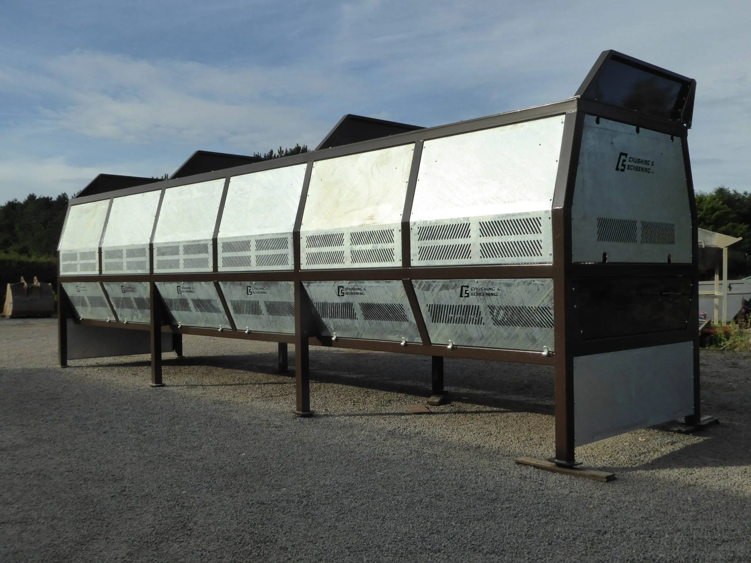 Three Hopper Blending Unit