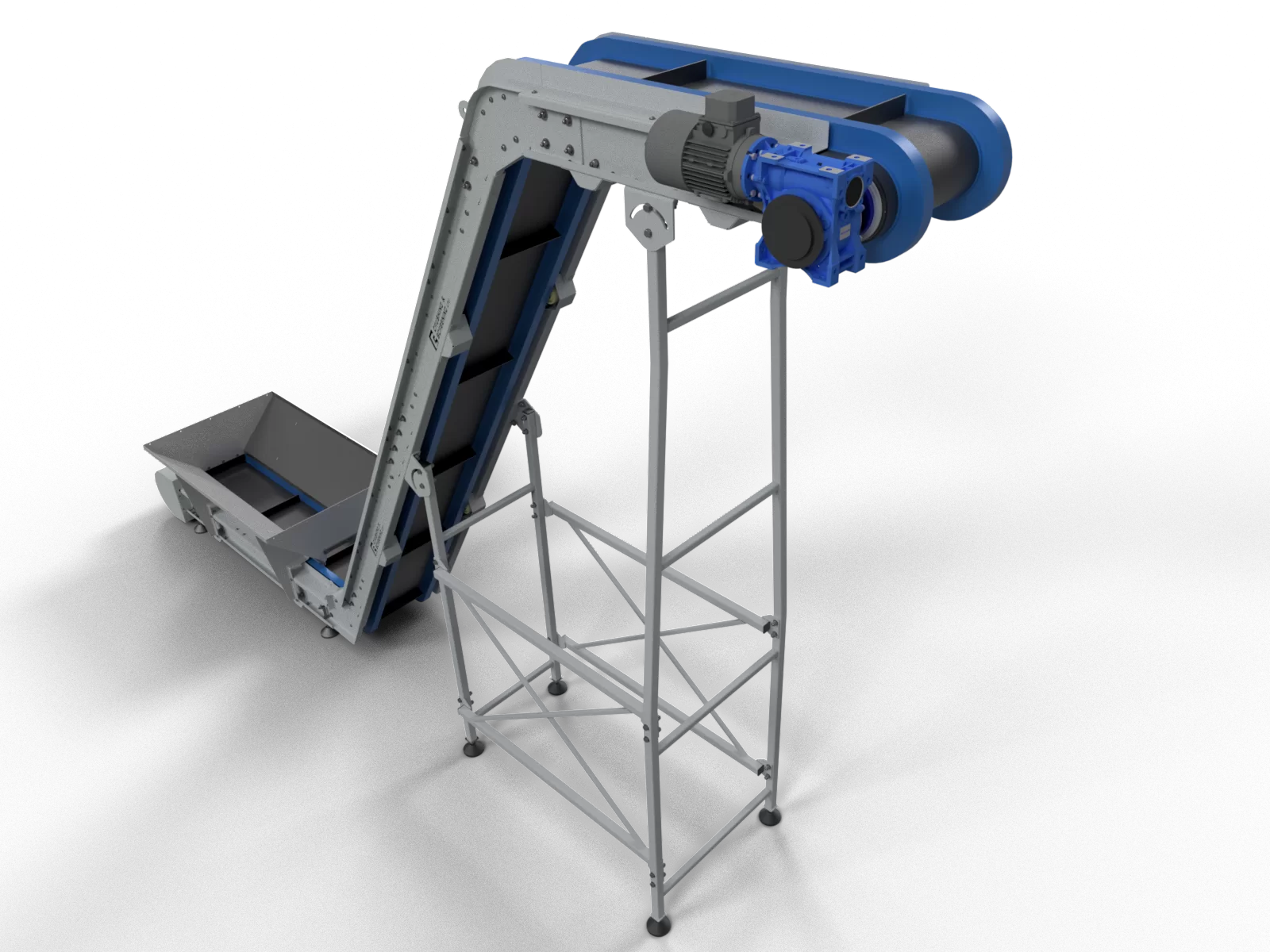 Swan neck conveyor